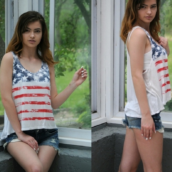 "AMERICA" TANK TOP - Picture 3 of 4